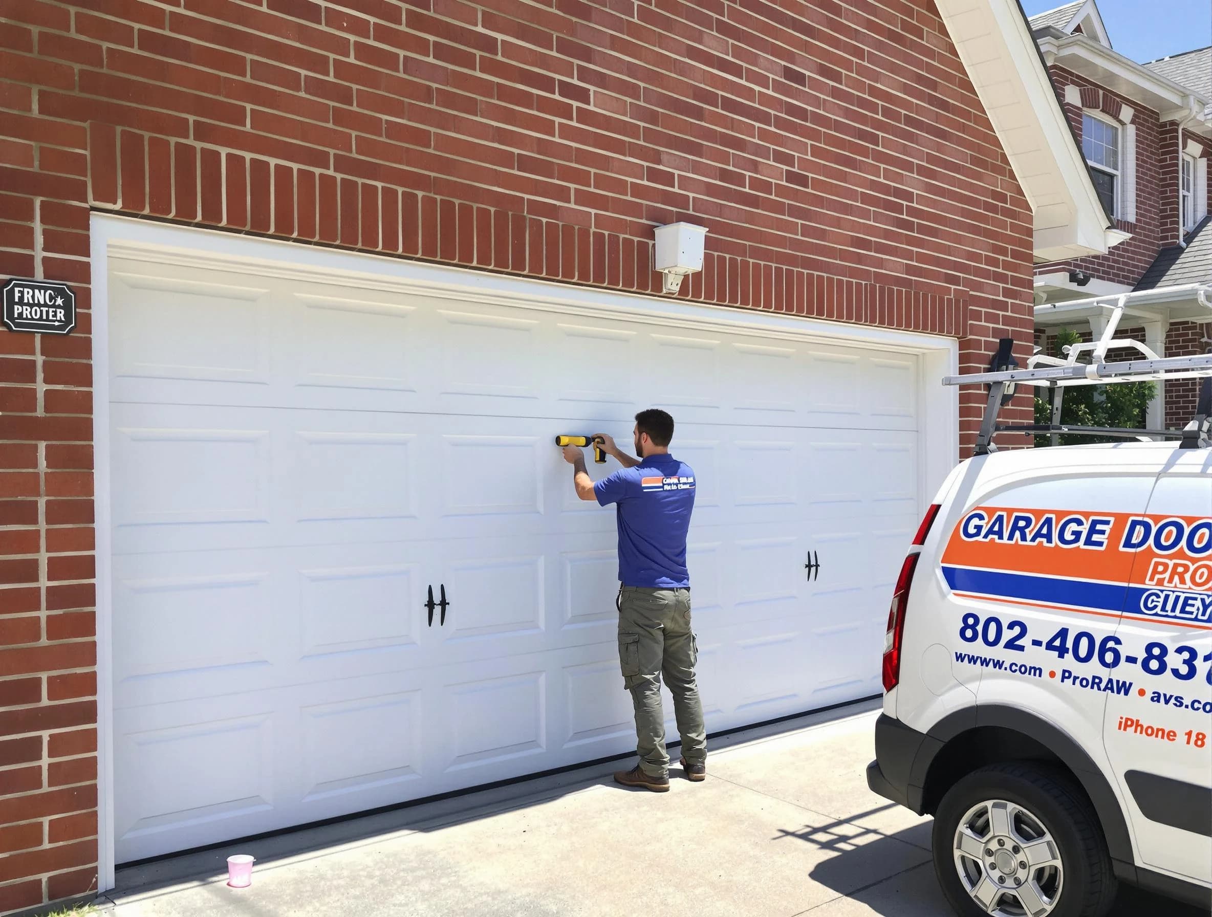 Local garage door repair service by Pleasant View Garage Door Repair in Pleasant View
