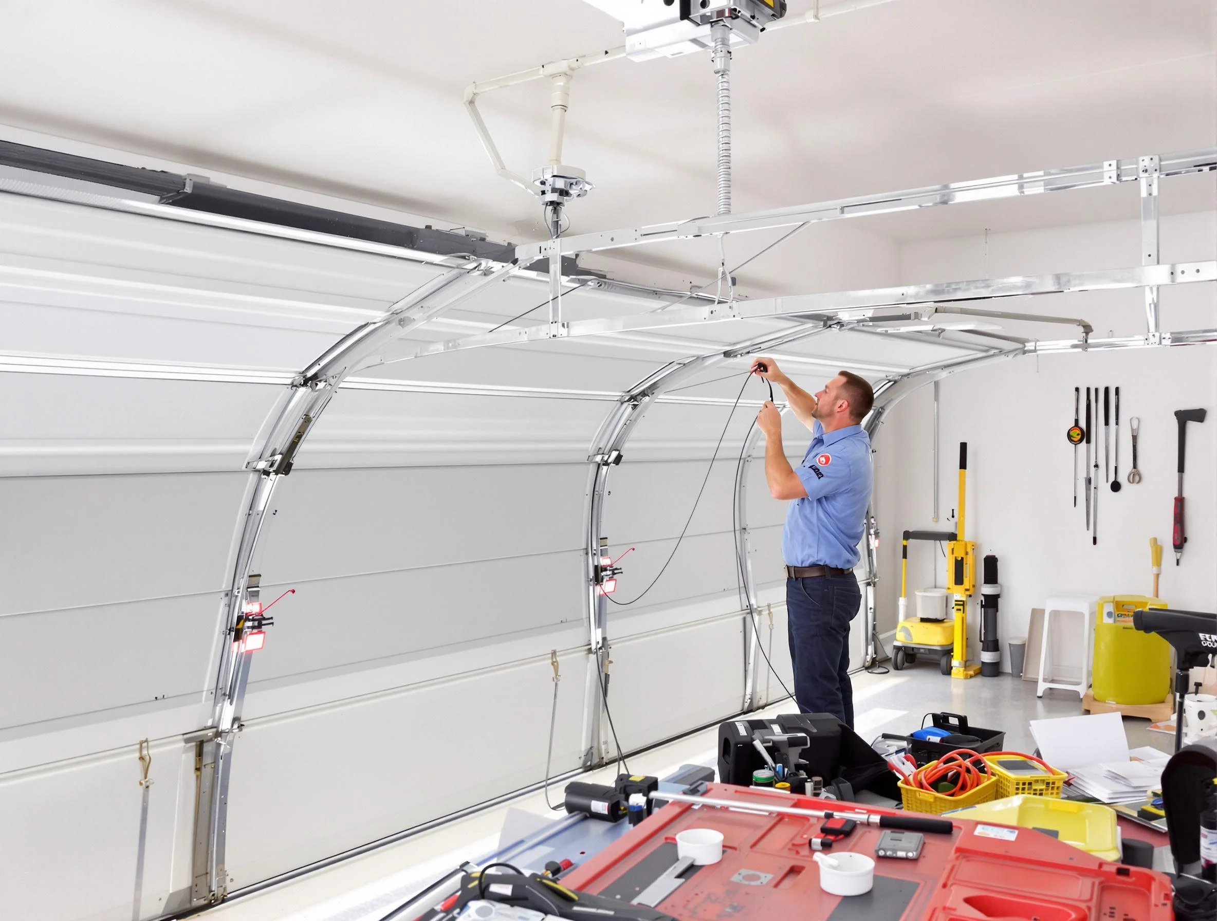 Garage door cable repair service by Pleasant View Garage Door Repair in Pleasant View
