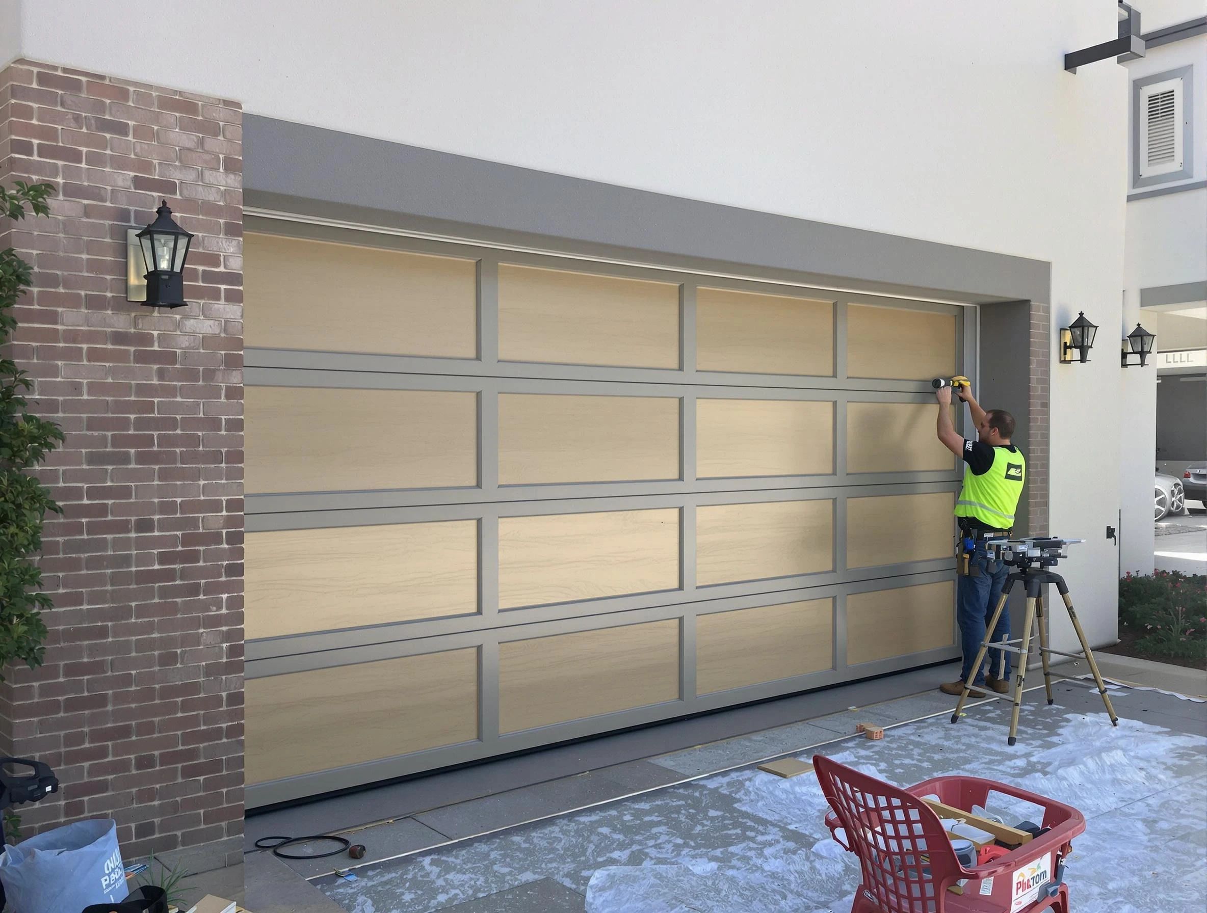 Garage door replacement service by Pleasant View Garage Door Repair in Pleasant View