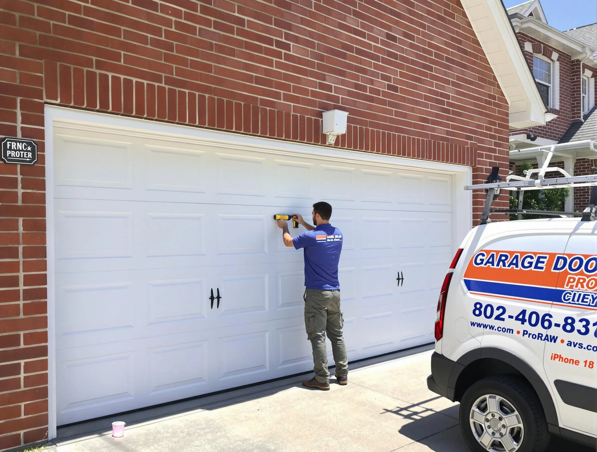 Local garage door repair service by Pleasant View Garage Door Repair in Pleasant View